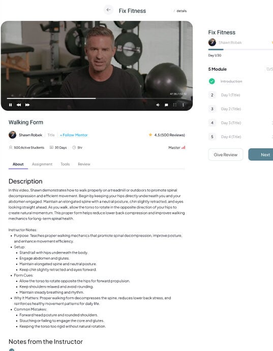 preview of fixed 30 day course by shawn robek