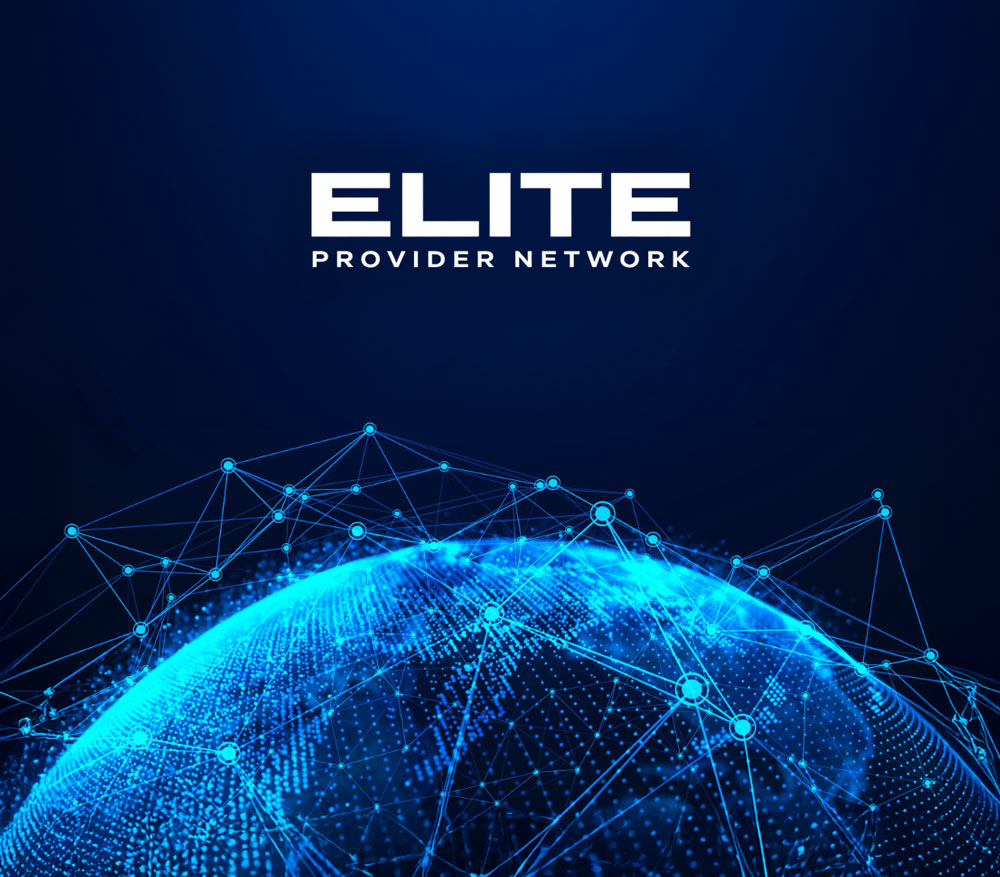 elite provider network globe logo
