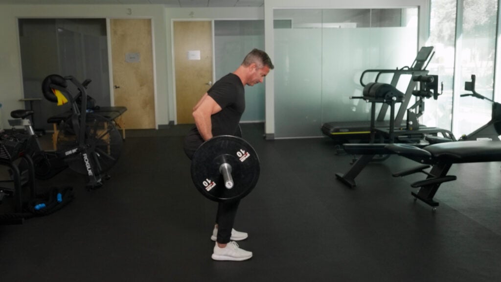 Bent over row End