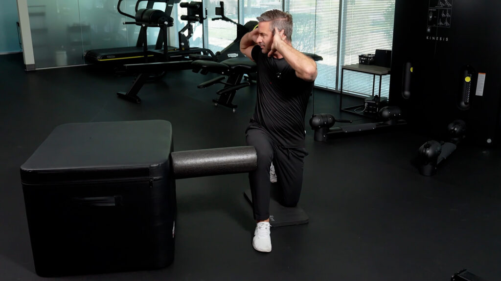 Kneeling Rotation foam Roller