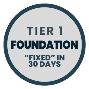 fixed course tier foundation